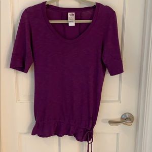 North Face purple shirt Size Medium
